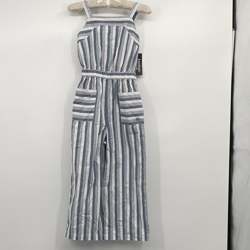 Bebe Girls Stripped Romper